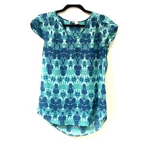 Flowy hippy boho bohemian blouse